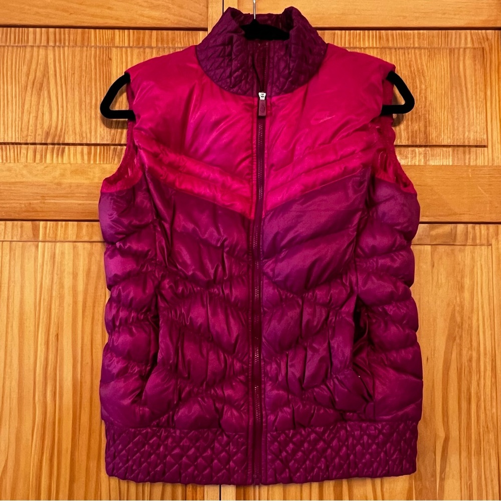 LAST CHANCE CLOSET CLOSING Vintage Y2K Nike 700 Down Fill Yoke Pink Purple Vest